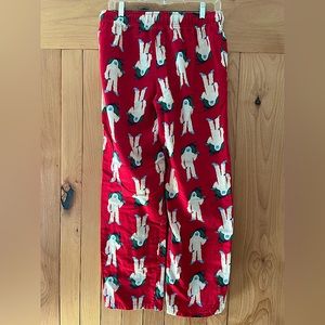 Flannel Old Navy Sasquatch pajama pants.